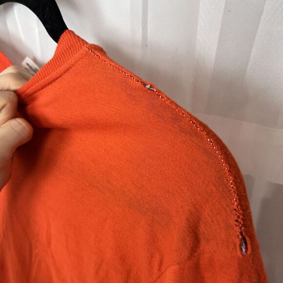 Vintage 80s distressed Halloween t shirt single stitch BOO L thrashed distressed - Picture 8 of 12